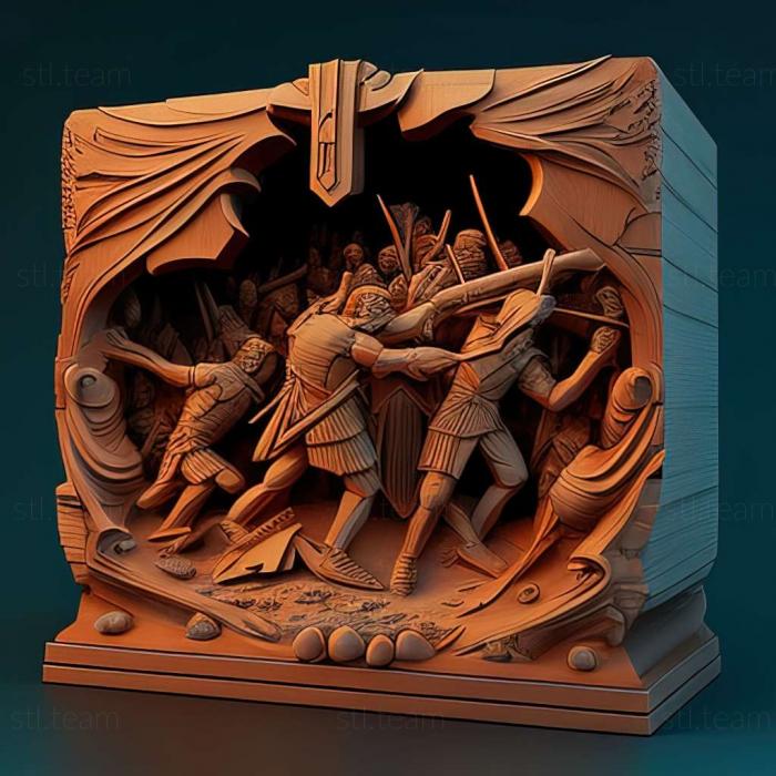 3D model Wars of Antiquity Sparta game (STL)